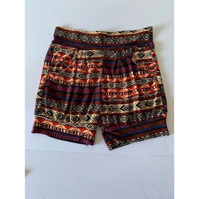 Women's Tribal Aztec Print Shorts Multicolor Size S/M - Thumbnail 5