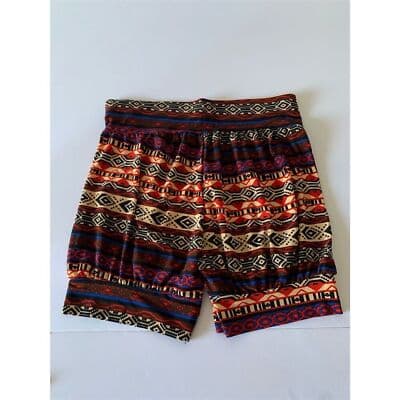 Women's Tribal Aztec Print Shorts Multicolor Size S/M - Thumbnail 3