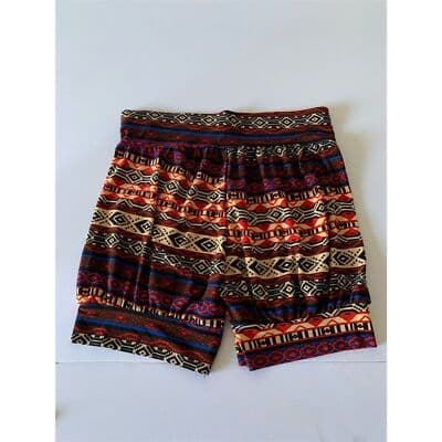 Women's Tribal Aztec Print Shorts Multicolor Size S/M - Thumbnail 4