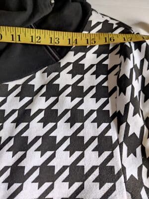 Tracy Negoshian Womens L Hounstooth Sheath Dress Size Large - Thumbnail 3