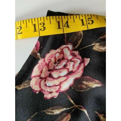 Mimi Chica Floral Elastic Waist Romper Short Sleeve Black Womens Size Medium - Thumbnail 6