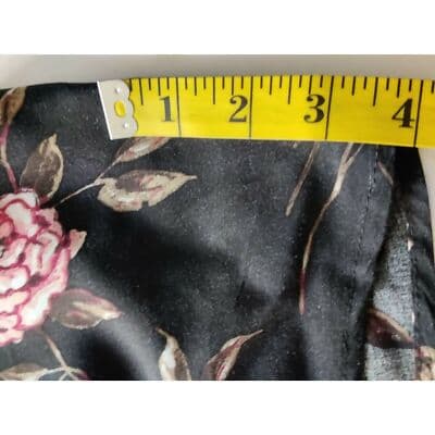 Mimi Chica Floral Elastic Waist Romper Short Sleeve Black Womens Size Medium - Thumbnail 8