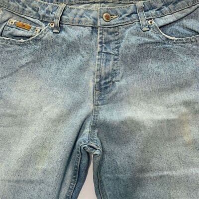 Duck Head Women's Flare Jeans Size 11 Light Wash Blue Denim Stretch - Thumbnail 3