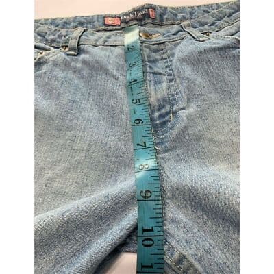 Duck Head Women's Flare Jeans Size 11 Light Wash Blue Denim Stretch - Thumbnail 13