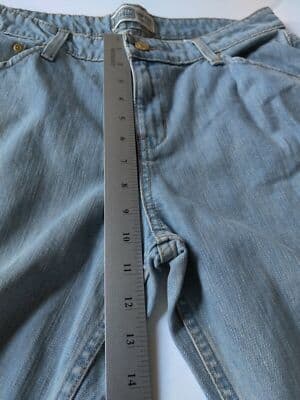 Signature By Levi Strauss & Co Low Rise Bootcut Jeans Denim Misses 14 Medium - Thumbnail 9