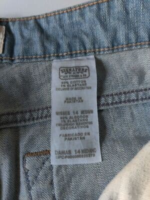 Signature By Levi Strauss & Co Low Rise Bootcut Jeans Denim Misses 14 Medium - Thumbnail 7
