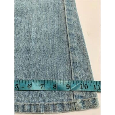 Duck Head Women's Flare Jeans Size 11 Light Wash Blue Denim Stretch - Thumbnail 14