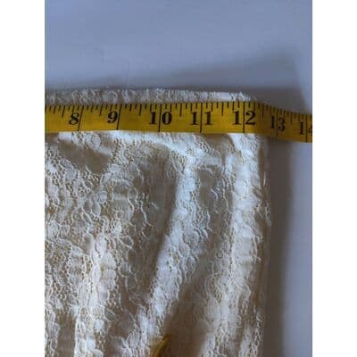 Hollister Lace Playsuit Strapless Elastic Waist Cream Womens Size XS - Thumbnail 5