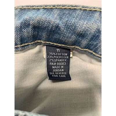 Duck Head Women's Flare Jeans Size 11 Light Wash Blue Denim Stretch - Thumbnail 10