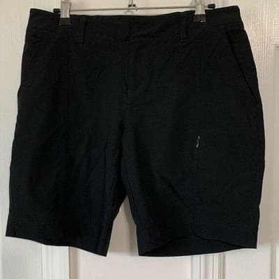 32 Degrees Cool Ladies Cargo Shorts Black Hiking Outdoor Size S 4-6 Stretch - Image 1