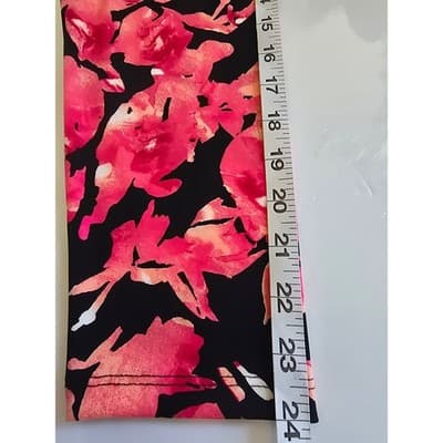 INC International Concepts Womens Top 2X Painted Pink Floral V Neck Long Sleeve - Thumbnail 9