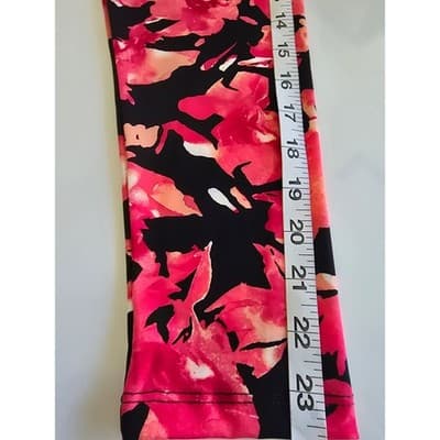 INC International Concepts Womens 1X Floral Print V Neck Ruched Long Sleeve Top - Thumbnail 8