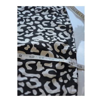 SmashGal Cheetah Leopard Print Mini Skirt Athletic Workout Athleisure Size L - Thumbnail 4