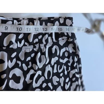 SmashGal Cheetah Leopard Print Mini Skirt Athletic Workout Athleisure Size L - Thumbnail 3