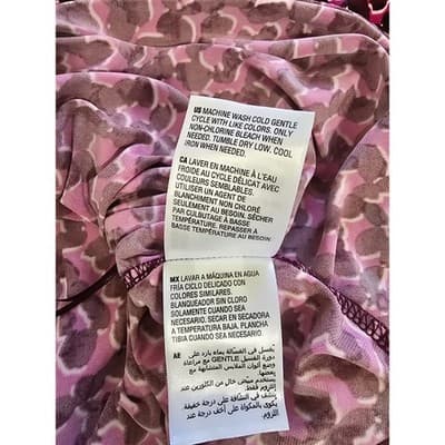 INC International Concepts Womens Plus 0X Yannie Fuchsia Leopard Print Wrap Top - Thumbnail 6