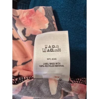 INC International Concepts Womens 1X Floral Print V Neck Ruched Long Sleeve Top - Thumbnail 5