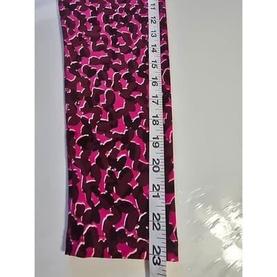 INC International Women Blouse 2X Pink Blk Leopard Print Wrap V Neck Long Sleeve - Thumbnail 10