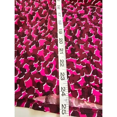 INC International Concepts Womens 3X Pink Leopard Print Wrap Top Long Sleeve - Thumbnail 10