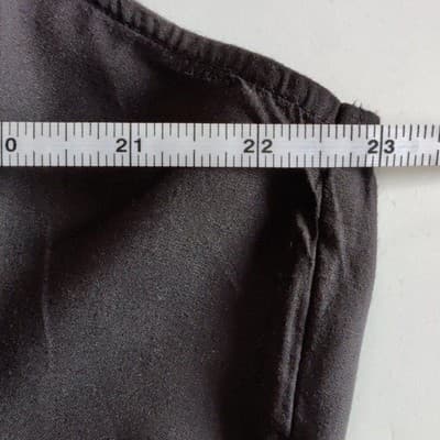 Liz Claiborne Navy Blue Embroidered V-Neck Sleeveless Rayon Blouse XL NEW - Thumbnail 7