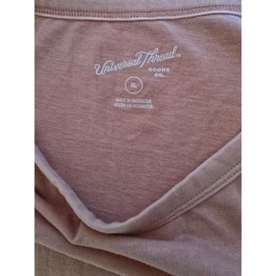 Universal Thread Blush Pink Short Sleeve Crew Neck Tee XL UT18_50A03-0025 - Thumbnail 3