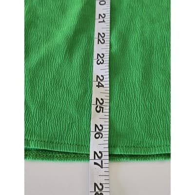 Vibrant Green Embroidered V Neck Tunic Top Women's Boho Festival Chic Style - Thumbnail 8