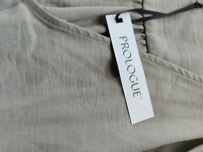 Prologue Womens Green V Neck Midi Dress Balloon Long Sleeve Size XL - Thumbnail 10