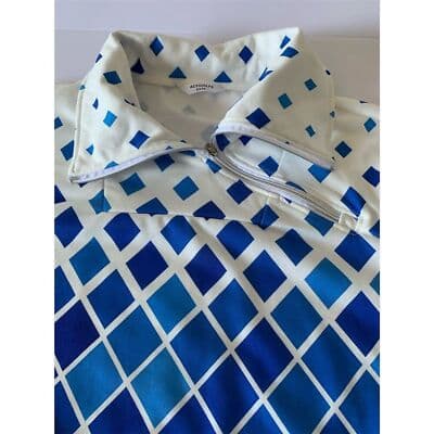 Women Golf Pullover Sweatshirt Blue White Long Sleeve Top Size XXXL - Thumbnail 10