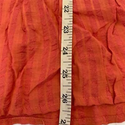 Ya Los Angeles Womens Orange Tiered Ruffle Dress Off-Shoulder Size L - Thumbnail 8