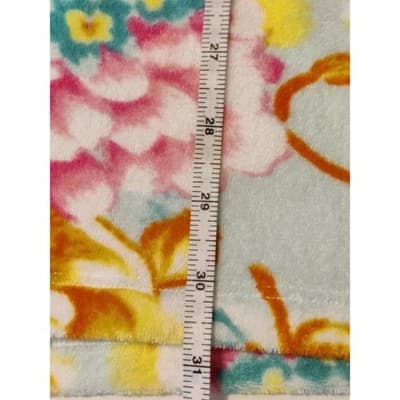 Ecote Urban Outfitters Floral Terry Cloth Mini Dress Yellow Pink Blue Size M - Thumbnail 9