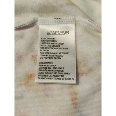 Ecote Urban Outfitters Floral Terry Cloth Mini Dress Yellow Pink Blue Size M - Thumbnail 10