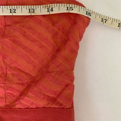 Ya Los Angeles Womens Orange Tiered Ruffle Dress Off-Shoulder Size L - Thumbnail 6