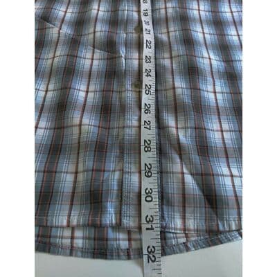 Wrangler Rugged Wear Wrinkle Resist Mens Plaid Button Down Shirt Long Sleeve XL - Thumbnail 8