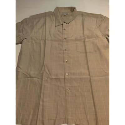 Trader Bay Mens Classic Fit Plaid Short Sleeve Button Down Shirt Sz. XXL - Thumbnail 4