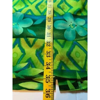 Jessica Howard Womens Floral Print Sheath Dress Sleeveless Green Size Medium - Thumbnail 7