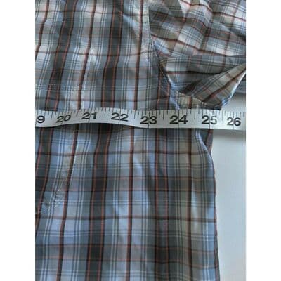 Wrangler Rugged Wear Wrinkle Resist Mens Plaid Button Down Shirt Long Sleeve XL - Thumbnail 7