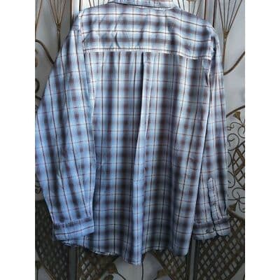 Wrangler Rugged Wear Wrinkle Resist Mens Plaid Button Down Shirt Long Sleeve XL - Thumbnail 3