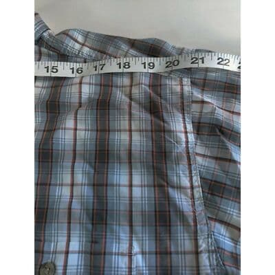 Wrangler Rugged Wear Wrinkle Resist Mens Plaid Button Down Shirt Long Sleeve XL - Thumbnail 6