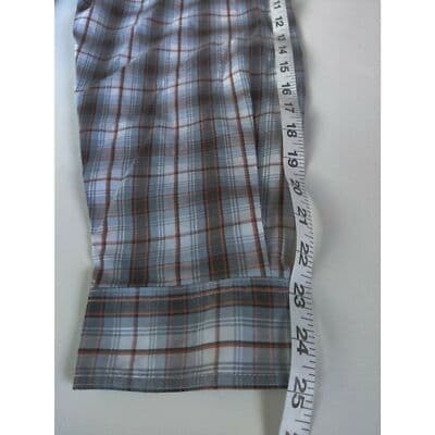 Wrangler Rugged Wear Wrinkle Resist Mens Plaid Button Down Shirt Long Sleeve XL - Thumbnail 9