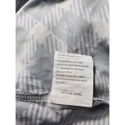 XXXL Quarter Zip Long Sleeve Shirt Mens Plaid White Blue Black Performance Golf - Thumbnail 5