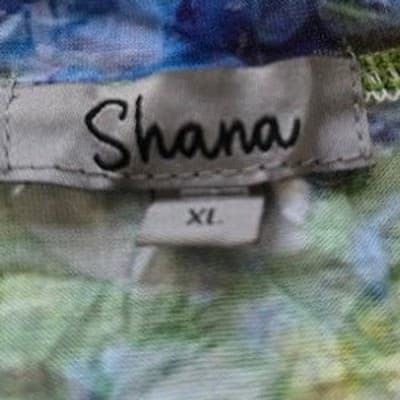 Shana PXL Patchwork Paisley Print Tunic Top Long Sleeve V-Neck Boho - Thumbnail 3