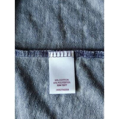 SO Perfectly Soft Blue Burnout Graphic Tank Top Take Me Somewhere Sunny Large - Thumbnail 5