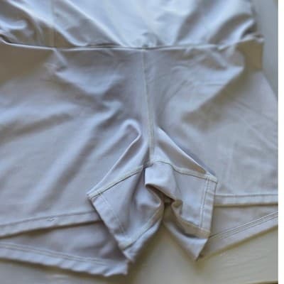 Athletic Tennis Skort Shorts Women Beige Performance Sportswear Size M - Thumbnail 4