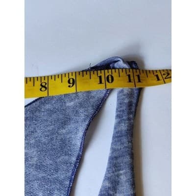 SO Perfectly Soft Blue Burnout Graphic Tank Top Take Me Somewhere Sunny Large - Thumbnail 7