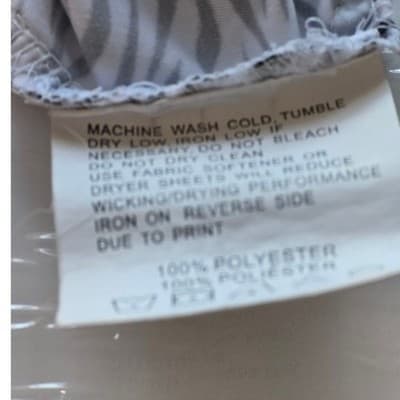 Green Lamb Zebra Print Golf Skort Athletic Skirt M M - Thumbnail 3