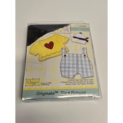 Sizzix Originals Die Dena Designs Animal Dress Ups Sailor Outfit 655434 Large - Thumbnail 3