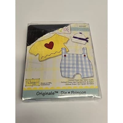 Sizzix Originals Die Dena Designs Animal Dress Ups Sailor Outfit 655434 Large - Image 1