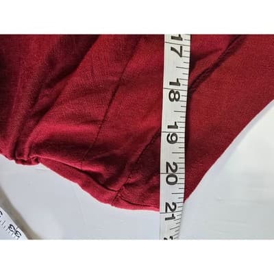 Bar III Red Halter Neck Tie Waist Romper Jumpsuit Women's Size 10 - Thumbnail 7