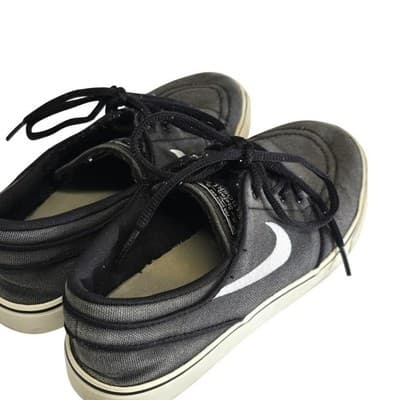 NikeSB Stefan Janoski Black White Canvas Skate Shoe 524861-001 Mens 4 Womens 5.5 - Thumbnail 7