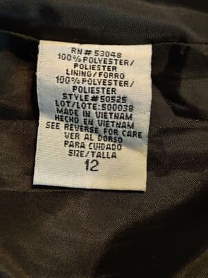 NW Collections Party Dress Spaghetti Strap Lined Black/Ivory Size 12 - Thumbnail 7