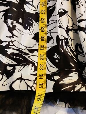 NW Collections Party Dress Spaghetti Strap Lined Black/Ivory Size 12 - Thumbnail 12